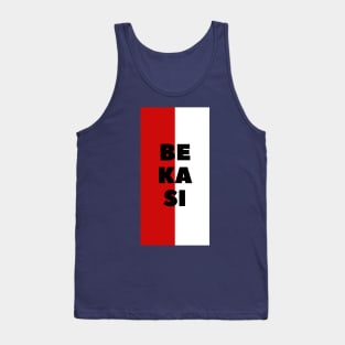 Bekasi City in Indonesian Flag Vertical Tank Top